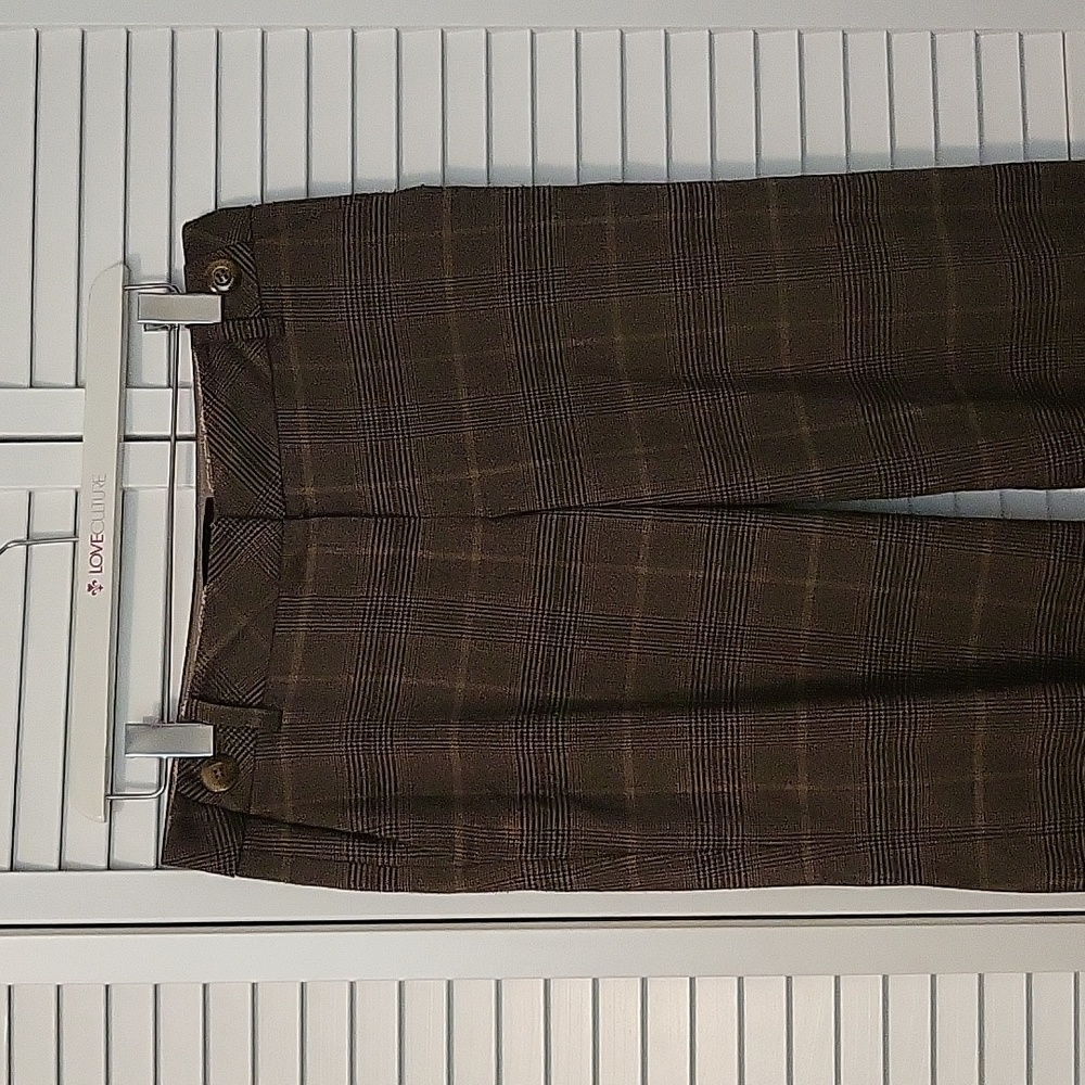Y2K Plaid Dress Pants